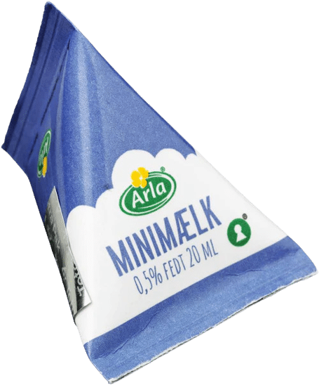 Minimælk jigger 0,5% KRT 100 stk x 20ml